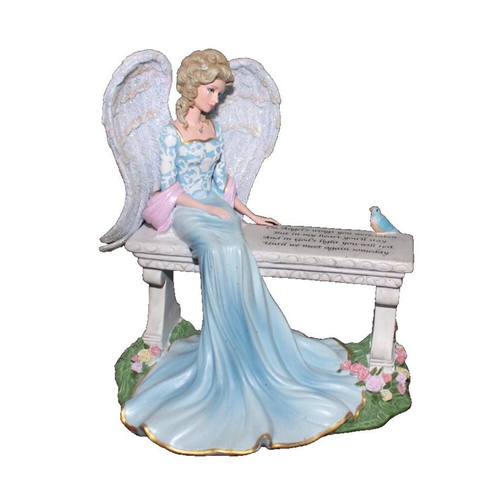 Thomas Kinkade Remembrance Angel Figurine with Swarovski Crystal